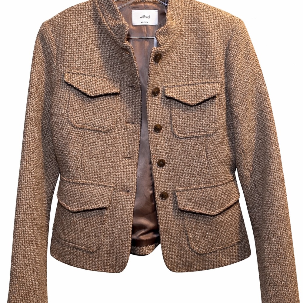 Wilfred Tan Textured Women's Blazer